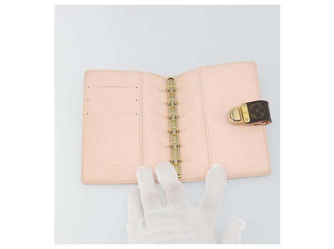LOUIS VUITTON Monogram Agenda PM Koala Day Planner Cover Pink R21013 Auth 192948 Rosa Monogramma - vista 8