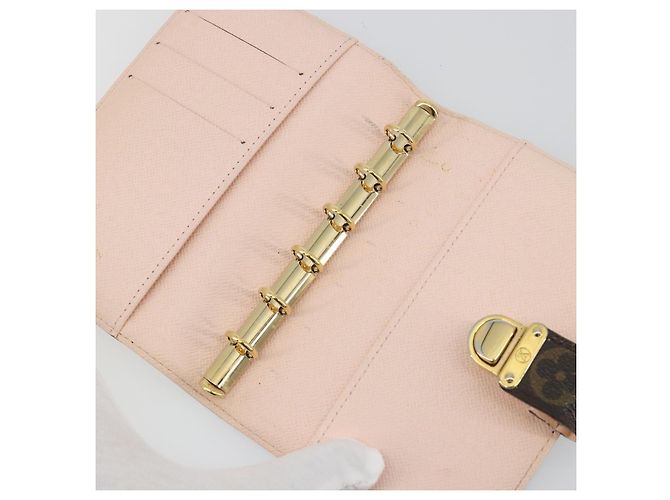 LOUIS VUITTON Monogram Agenda PM Koala Day Planner Cover Pink R21013 Auth 192948 Rosa Monogramma - vista 9