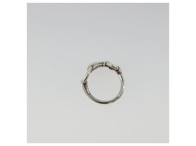 Ring Hermès Anillo Horsebit HERMES Ag925 Plata Auténtico 186657M - vista 10