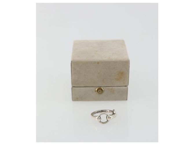 Ring Hermès Anillo Horsebit HERMES Ag925 Plata Auténtico 186657M - vista 11