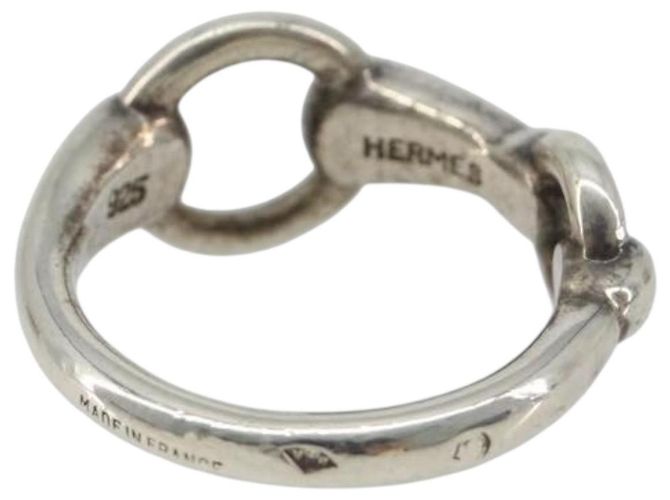 Ring Hermès Anillo Horsebit HERMES Ag925 Plata Auténtico 186657M - vista 3