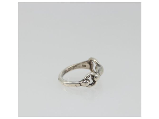 Ring Hermès Anillo Horsebit HERMES Ag925 Plata Auténtico 186657M - vista 5