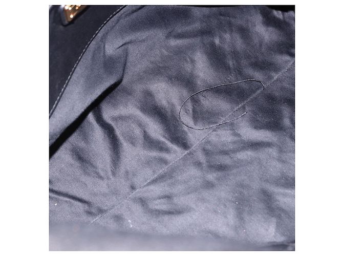 Miu Miu Matelasse Handtasche aus Leder 2way Schwarz Gold Auth am12113V Golden - Ansicht 11