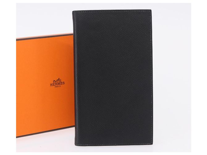 Hermès HERMES Agenda Vision Day Planner Cover Leather Black Auth 192309V - view 12