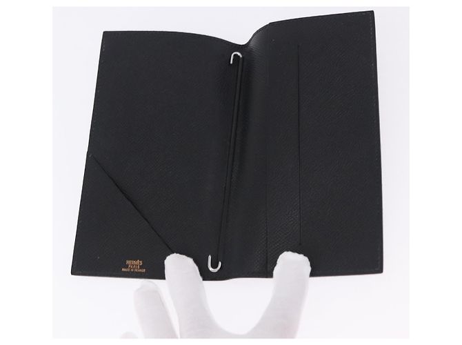 Hermès HERMES Agenda Vision Day Planner Cover Leather Black Auth 192309V - view 8