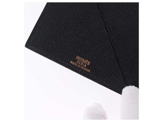 Hermès HERMES Agenda Vision Day Planner Cover Leather Black Auth 192309V - view 9