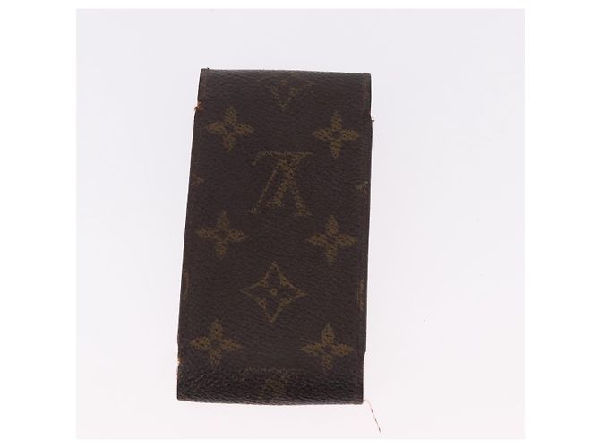 LOUIS VUITTON Estojo para Cigarros Monogram 4 Set LV Auth BA14068 Monograma - vista 11