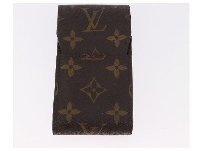LOUIS VUITTON Estojo para Cigarros Monogram 4 Set LV Auth BA14068 Monograma - vista 18