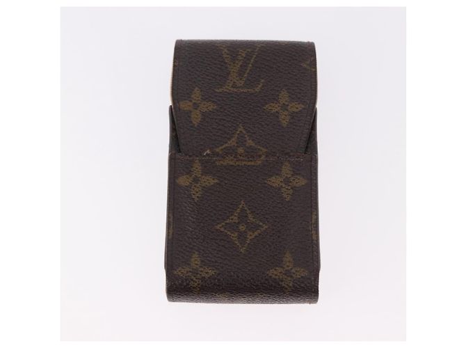 LOUIS VUITTON Estojo para Cigarros Monogram 4 Set LV Auth BA14068 Monograma - vista 2