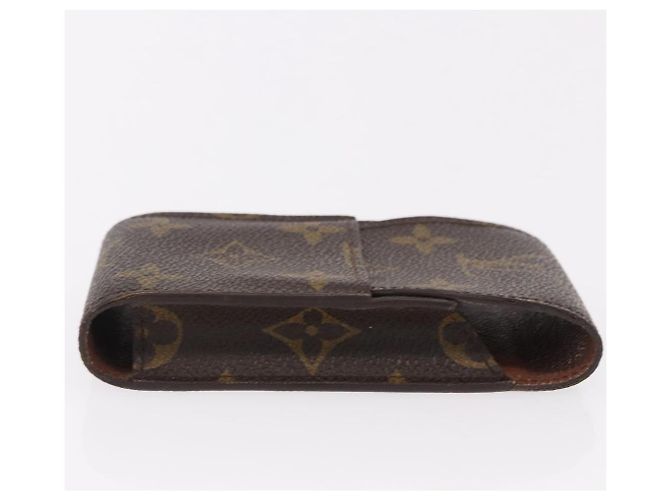 LOUIS VUITTON Estojo para Cigarros Monogram 4 Set LV Auth BA14068 Monograma - vista 20
