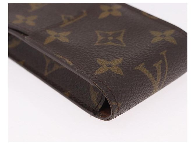LOUIS VUITTON Estojo para Cigarros Monogram 4 Set LV Auth BA14068 Monograma - vista 23