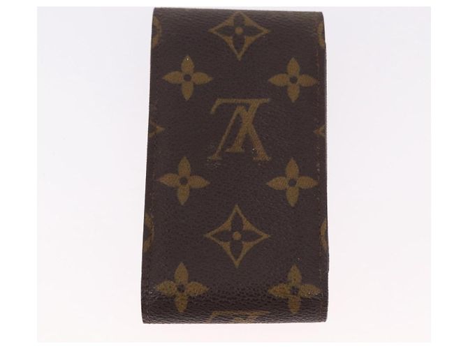 LOUIS VUITTON Estojo para Cigarros Monogram 4 Set LV Auth BA14068 Monograma - vista 27