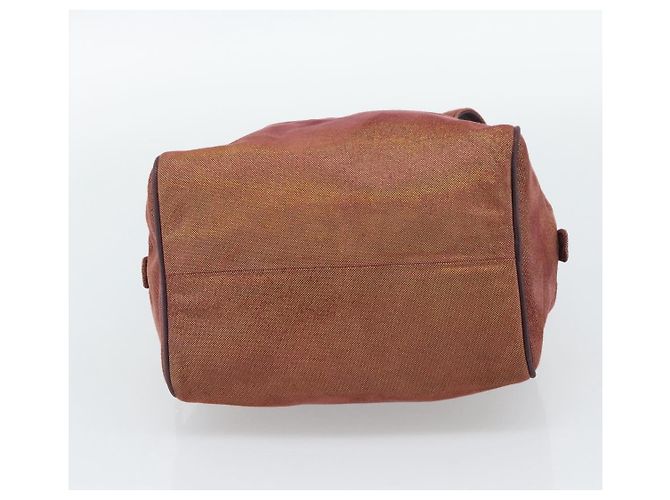 LOEWE Handtasche aus Canvas Violett mit Goldton Auth 192763A Lila - Ansicht 5