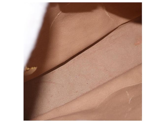 Borsa a Spalla GUCCI GG Canvas Beige Oro Auth ep15115 D'oro - vista 11