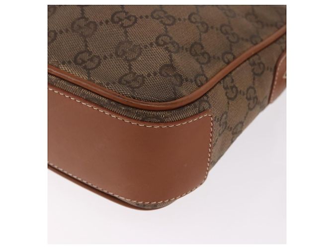 Borsa a Spalla GUCCI GG Canvas Beige Oro Auth ep15115 D'oro - vista 16