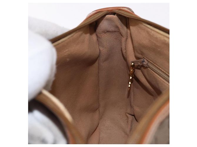 Borsa a Spalla GUCCI GG Canvas Beige Oro Auth ep15115 D'oro - vista 21