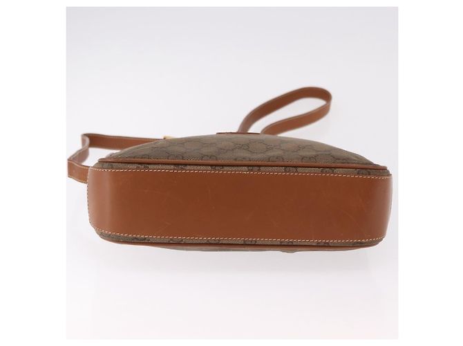 Borsa a Spalla GUCCI GG Canvas Beige Oro Auth ep15115 D'oro - vista 6