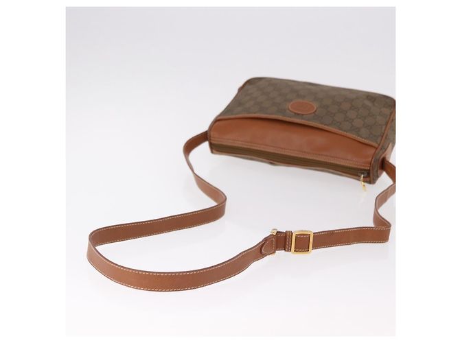 Borsa a Spalla GUCCI GG Canvas Beige Oro Auth ep15115 D'oro - vista 8