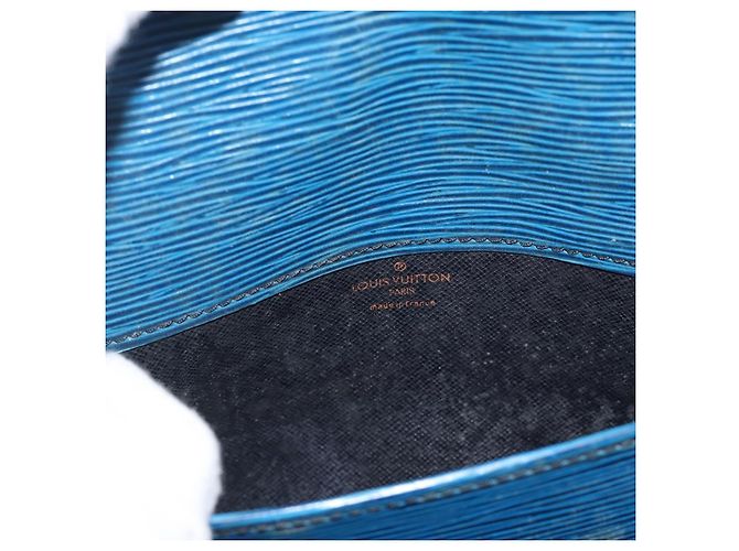 LOUIS VUITTON Epi Cartouchiere MM Borsa a Spalla Blu M52245 LV Auth 192922 - vista 20
