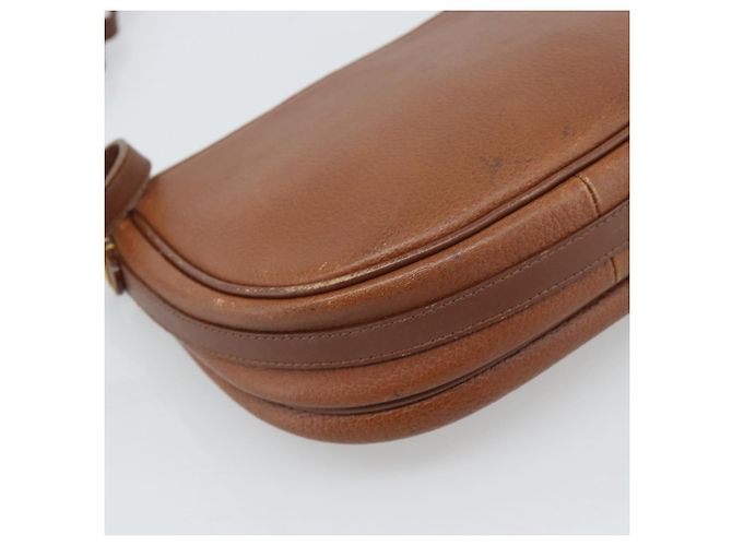 Bolsa de Ombro Burberry em Couro Marrom com Tons Dourados Auth ep15272 - vista 16