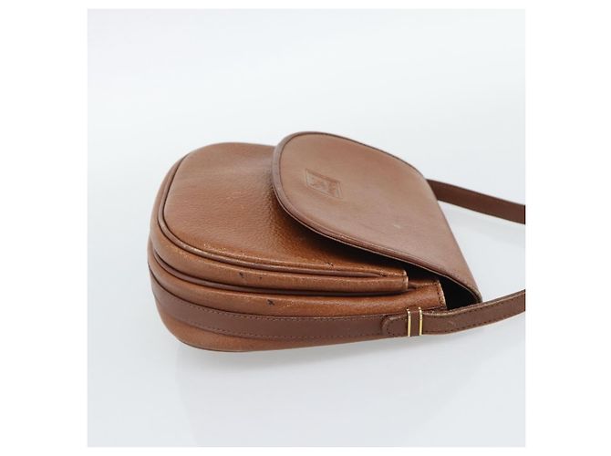 Bolsa de Ombro Burberry em Couro Marrom com Tons Dourados Auth ep15272 - vista 4