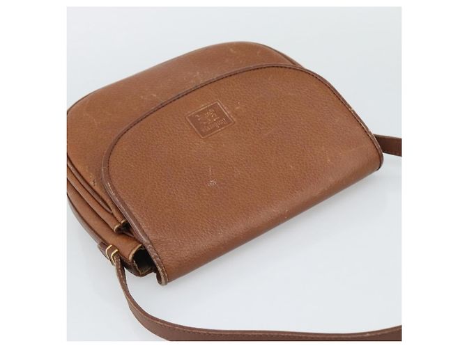 Bolsa de Ombro Burberry em Couro Marrom com Tons Dourados Auth ep15272 - vista 6