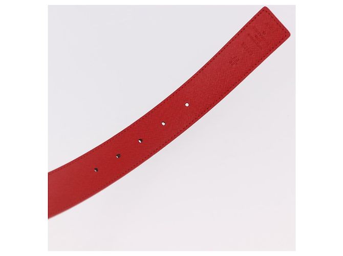 LOUIS VUITTON Monogram Ceinture LV Initials Gürtel Rot LV Auth SW2645M - Ansicht 8