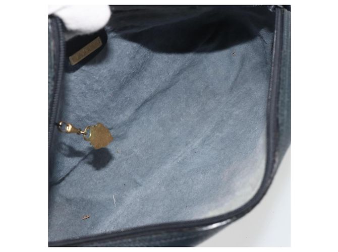 Borsa a tracolla GUCCI GG Supreme PVC Blu Navy Oro 001 56 0942 Auth BA14373 D'oro - vista 10