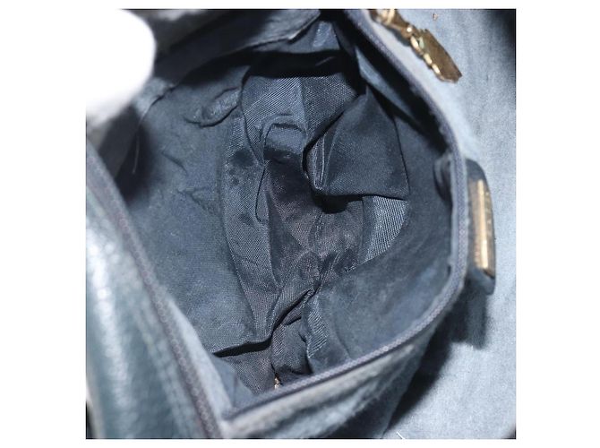 Borsa a tracolla GUCCI GG Supreme PVC Blu Navy Oro 001 56 0942 Auth BA14373 D'oro - vista 11