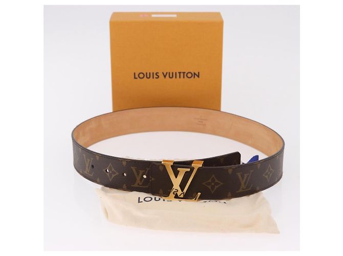 LOUIS VUITTON Cintura Monogram Ceinture LV Initials LV Auth SW2646M Monogramma - vista 12