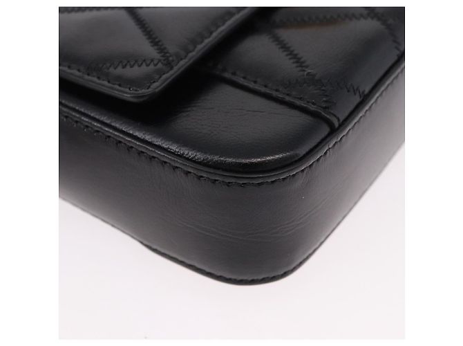 Borsa a Spalla con Catena GIVENCHY in Pelle Nera e Oro Auth SW2652M Nero D'oro - vista 16