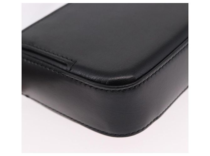 Borsa a Spalla con Catena GIVENCHY in Pelle Nera e Oro Auth SW2652M Nero D'oro - vista 18