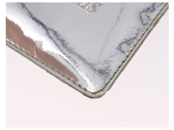 LOUIS VUITTON Monogram Miroir Pochette Platt Pouch Silver M95277 LV Auth bs36152 Plata - vista 16