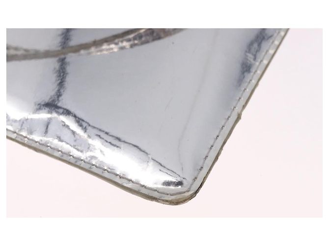 LOUIS VUITTON Monogram Miroir Pochette Platt Pouch Silver M95277 LV Auth bs36152 Plata - vista 17