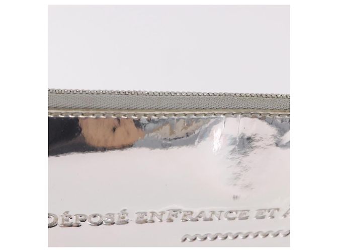 LOUIS VUITTON Monogram Miroir Pochette Platt Pouch Silver M95277 LV Auth bs36152 Plata - vista 2