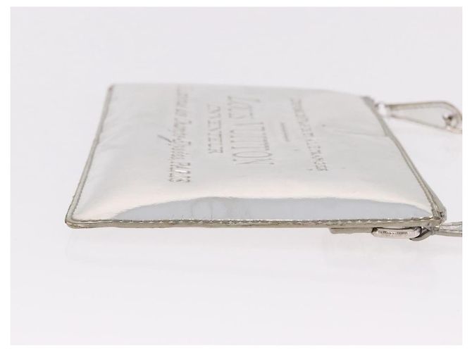 LOUIS VUITTON Monogram Miroir Pochette Platt Pouch Silver M95277 LV Auth bs36152 Plata - vista 5