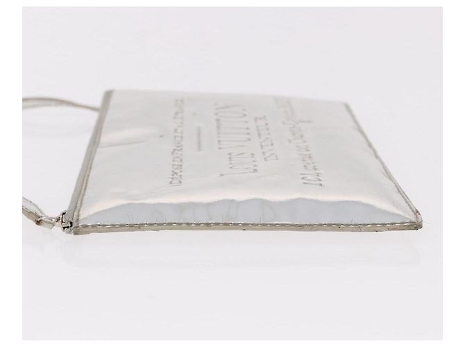 LOUIS VUITTON Monogram Miroir Pochette Platt Pouch Silver M95277 LV Auth bs36152 Plata - vista 6