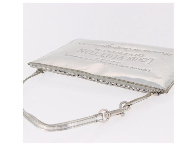 LOUIS VUITTON Monogram Miroir Pochette Platt Pouch Silver M95277 LV Auth bs36152 Plata - vista 8
