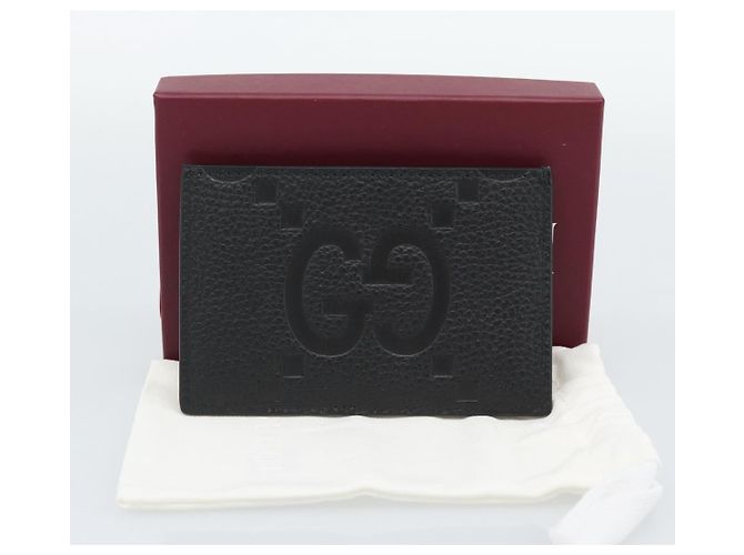 GUCCI Tarjetero GuccissimaGG Negro 812681 Auth 192847M - vista 12