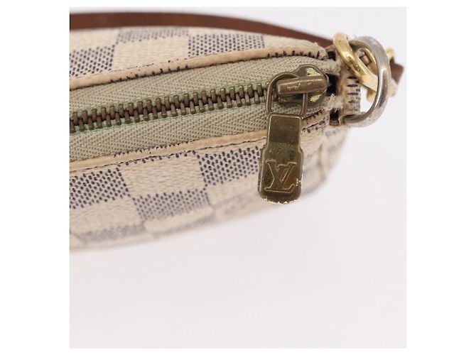 LOUIS VUITTON Damier Azur Pochette Accessoires Pouch N51986 LV Auth 192016 - vista 10