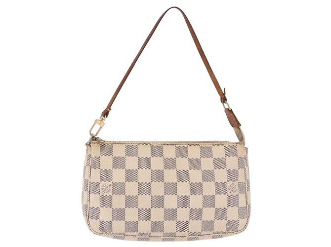 LOUIS VUITTON Damier Azur Pochette Accessoires Pouch N51986 LV Auth 192016 - vista 13