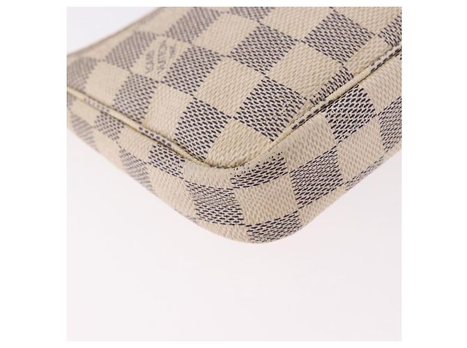 LOUIS VUITTON Damier Azur Pochette Accessoires Pouch N51986 LV Auth 192016 - vista 17