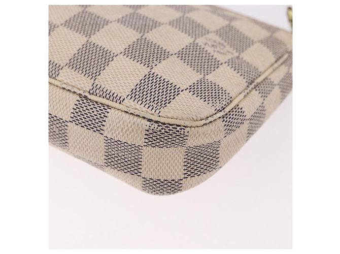 LOUIS VUITTON Damier Azur Pochette Accessoires Pouch N51986 LV Auth 192016 - vista 18