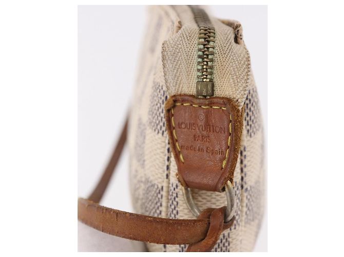 LOUIS VUITTON Damier Azur Pochette Accessoires Pouch N51986 LV Auth 192016 - vista 19