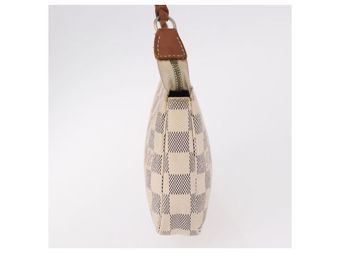 LOUIS VUITTON Damier Azur Pochette Accessoires Pouch N51986 LV Auth 192016 - vista 3