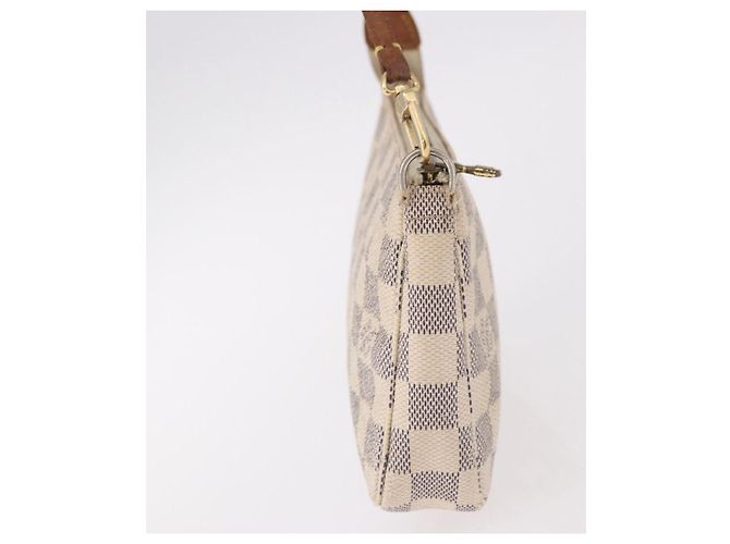 LOUIS VUITTON Damier Azur Pochette Accessoires Pouch N51986 LV Auth 192016 - vista 5
