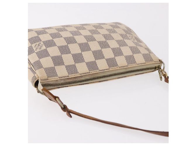 LOUIS VUITTON Damier Azur Pochette Accessoires Pouch N51986 LV Auth 192016 - vista 8