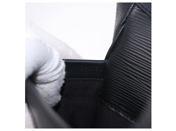 Borsa a Spalla LOUIS VUITTON Epi Sarabah Noir nero M58962 LV Auth 192210V - vista 11