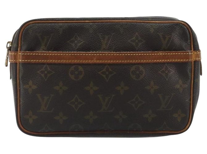 LOUIS VUITTON Monogram Compiegne 23 Clutch M51847 LV Auth 192239 Monogramma - vista 13