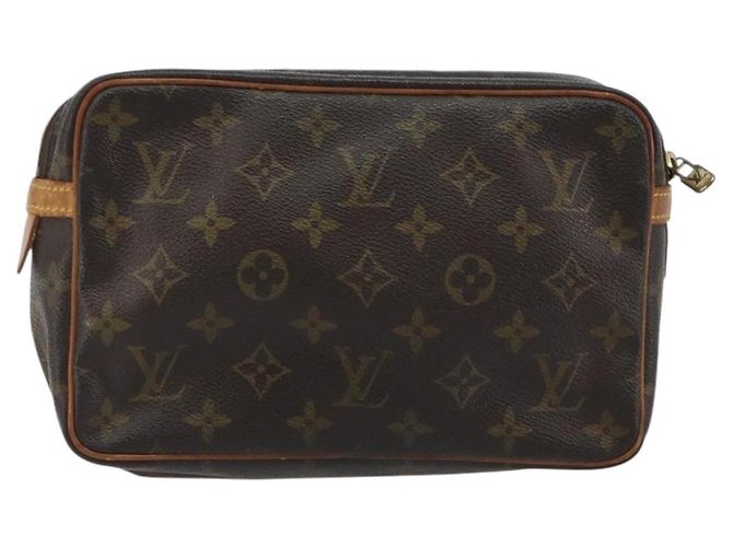 LOUIS VUITTON Monogram Compiegne 23 Clutch M51847 LV Auth 192239 Monogramma - vista 2